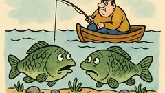 Виц: Лежат на дъното два шарана...