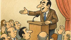 Виц: От трибуната: „Българи, след пет години…“