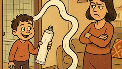 Виц: Мамо, знаеш ли колко паста?