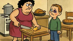 Виц: Защо Мишо има синина?