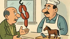 Виц: Защо саламът е толкова скъп?