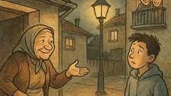 Виц: Бабо, къде се ходи нощем?