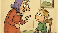 Виц: Баба изпитва внучето за родата