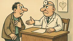 Виц: Докторе, глътнах мишка...