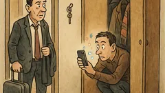 Виц: Мъж се прибира — мъж в гардероба