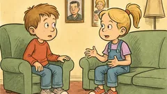 Виц: Деца на холивудски звезди си говорят