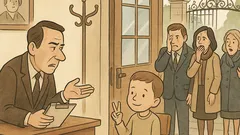 Виц: Кандидатства за първи клас в елитно училище