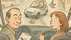 Виц: На шофьорски изпит кандидатът пита…