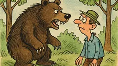 Виц: Ако срещнете в гората мечка...
